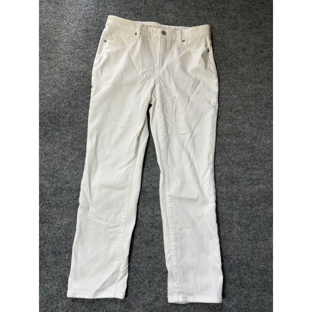 Chicos So Slimming Jeans Womens Size 4 Chico Size 0 White Slim Leg Pants